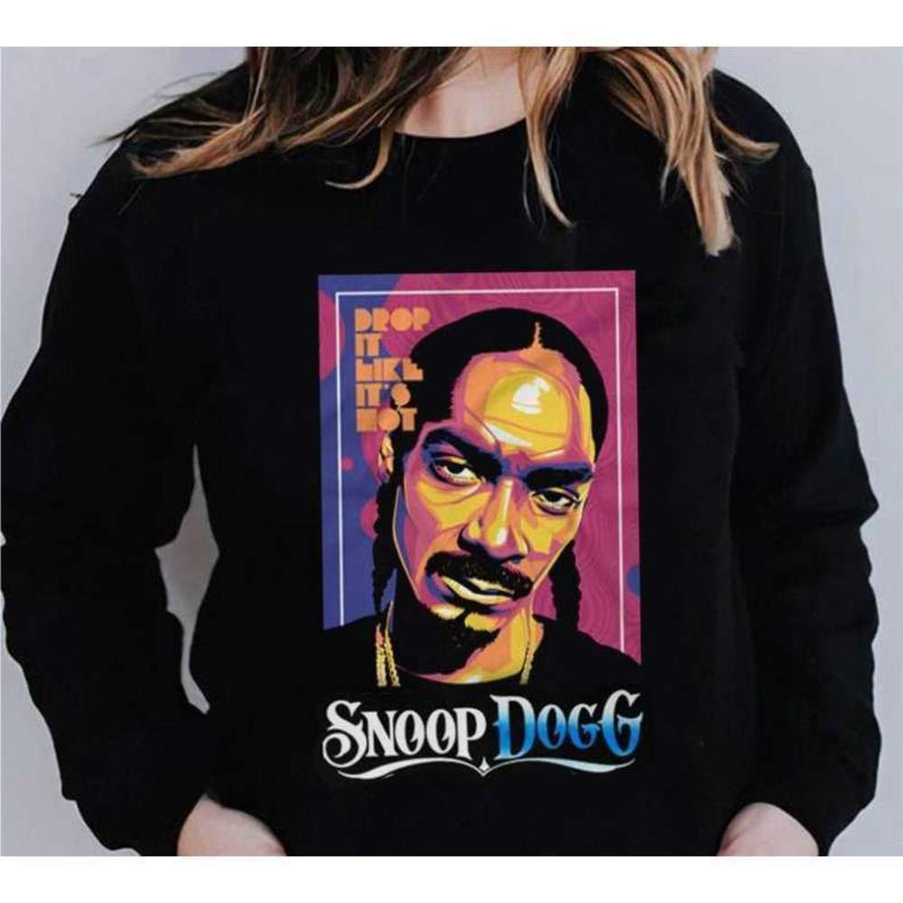 Snoop Dogg Rapper Vintage Music Graphic Crewneck Sweatshirt